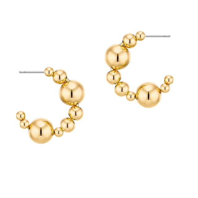 Kolczyki Gold Bubble Tea