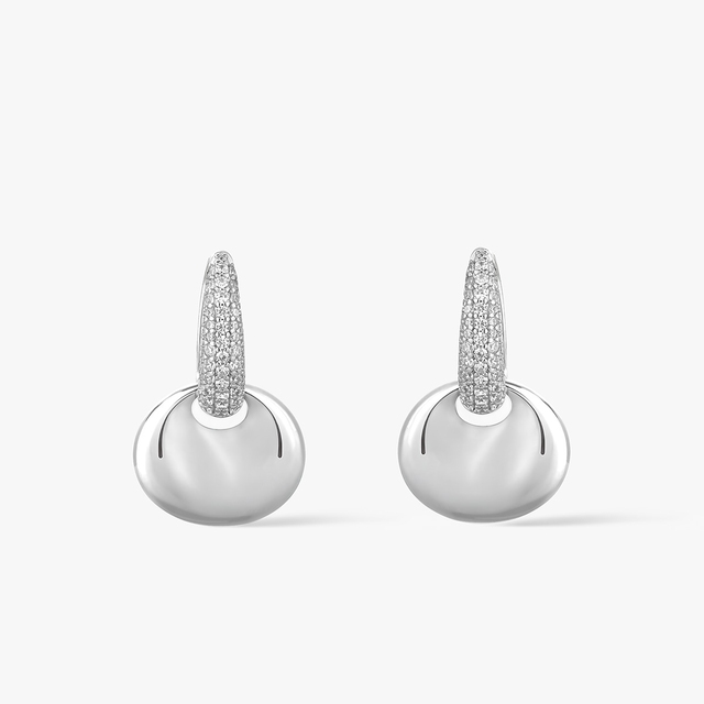 Kolczyki srebrne z cyrkoniami