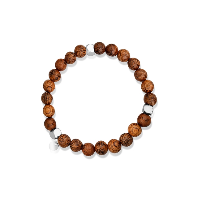 Bransoleta ze stali drewno