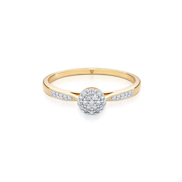 Pierścionek złoty W.KRUK