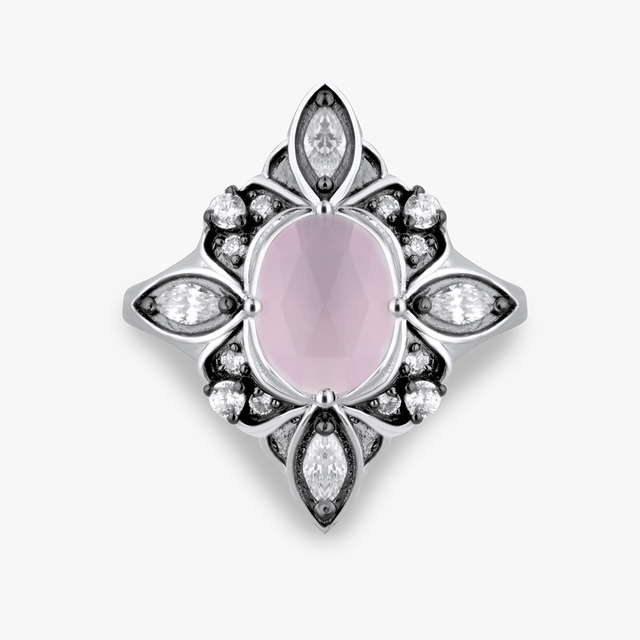 Pierścionek srebrny Royal Star