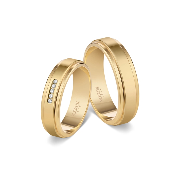 Obrączka złota TOTUS męska