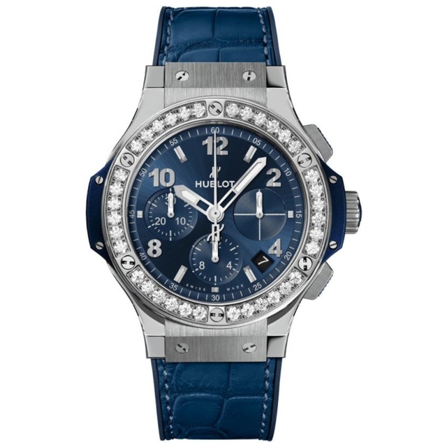 ZEGAREK HUBLOT BIG BANG STEEL BLUE DIAMONDS