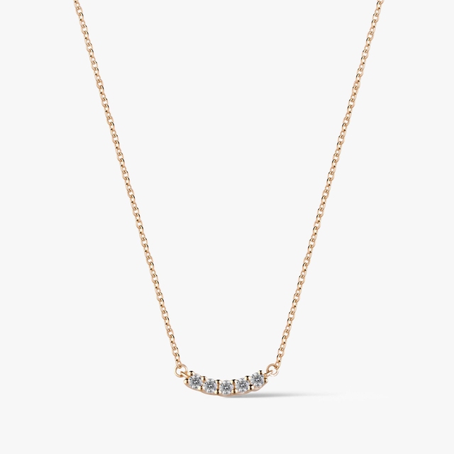 Naszyjnik złoty z brylantami