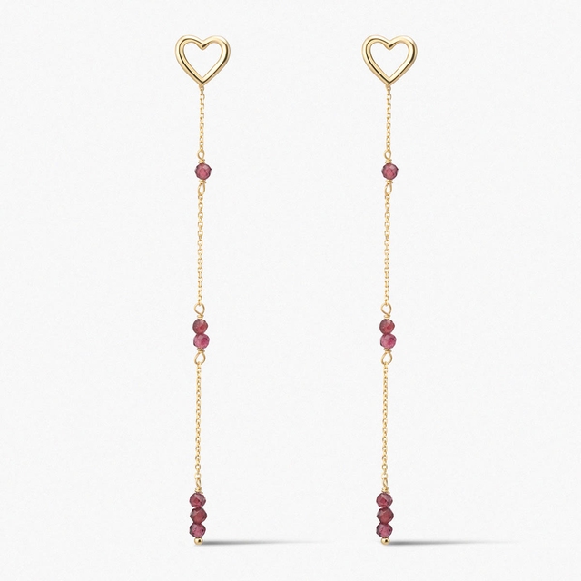 Kolczyki złote Czułość