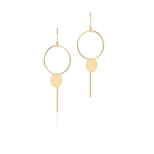 Kolczyki złote Koła W.KRUK