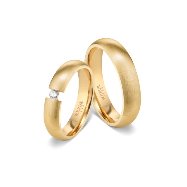 Obrączka złota ROSSANO męska