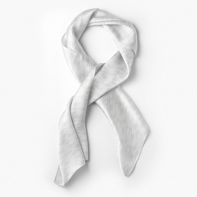 Szal jedwabny Follow