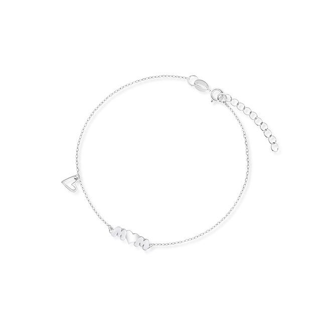 Bransoleta srebrna Mom