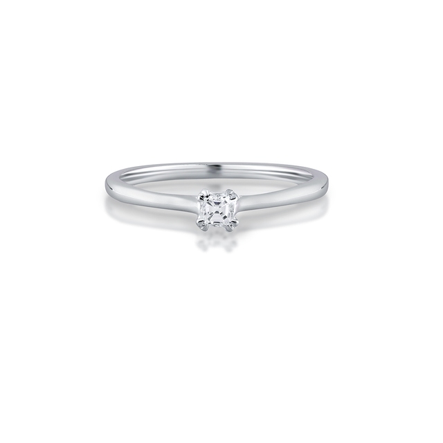 Pierścionek zaręczynowy złoty Królewski