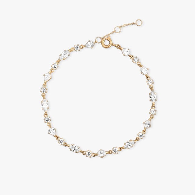 Bransoleta złota z cyrkoniami Ceremonials