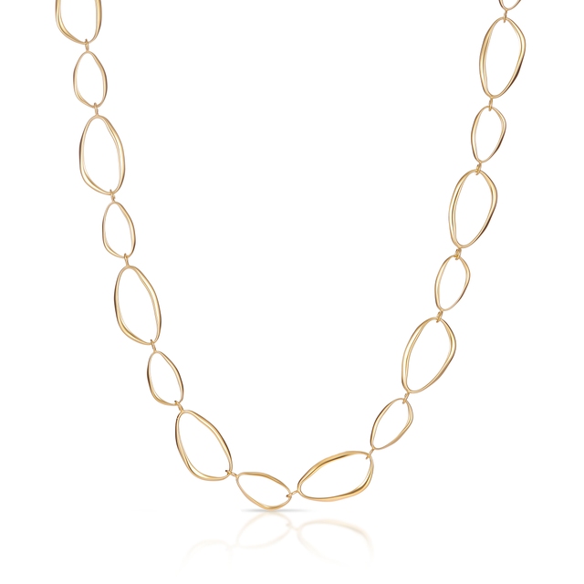 Naszyjnik złoty krople