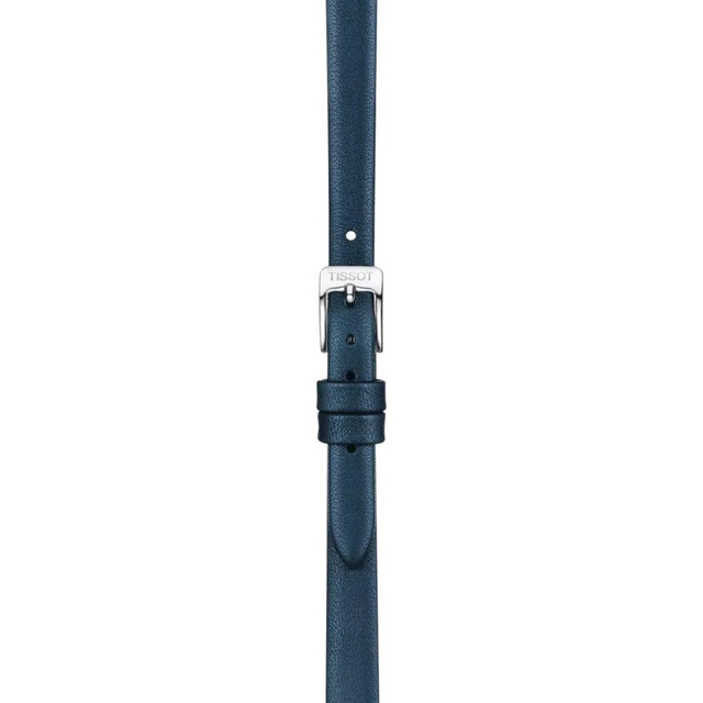 Skórzany niebieski pasek Tissot 9 mm