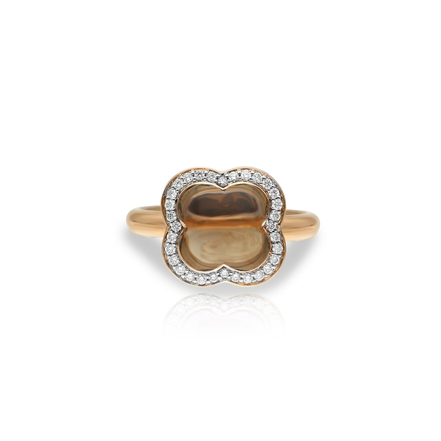 Pierścionek złoty bicolor HULCHI BELLUNI