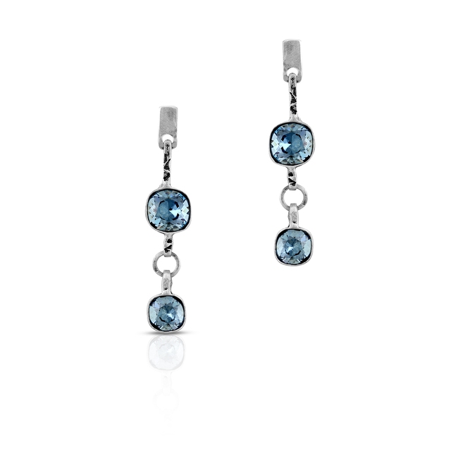 Kolczyki srebrne Motyle