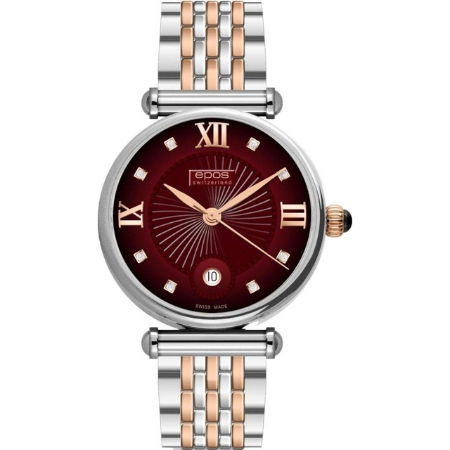 ZEGAREK EPOS QUARTZ LADY ROUND DIAMONDS