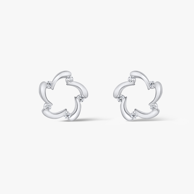 Kolczyki srebrne z cyrkoniami