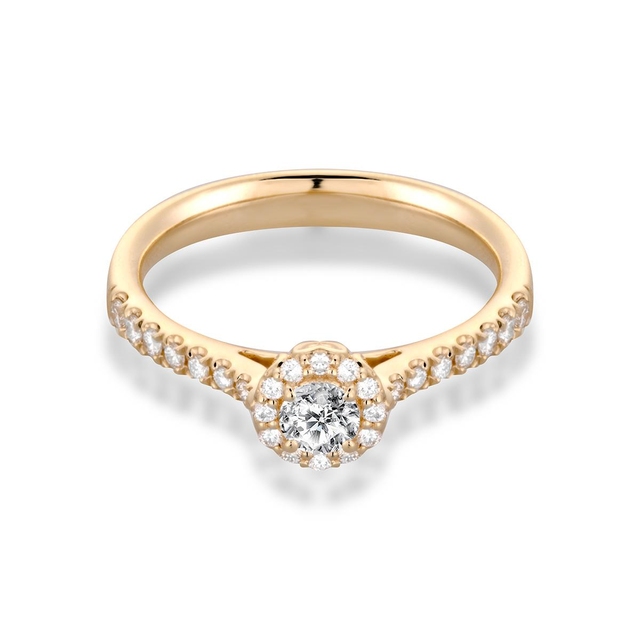 Pierścionek złoty Recarlo