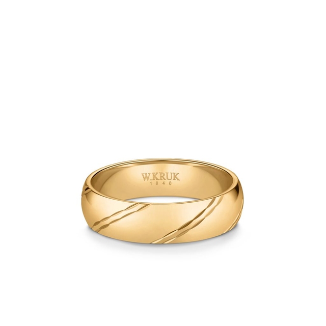 Obrączka złota SENTIMENTO męska