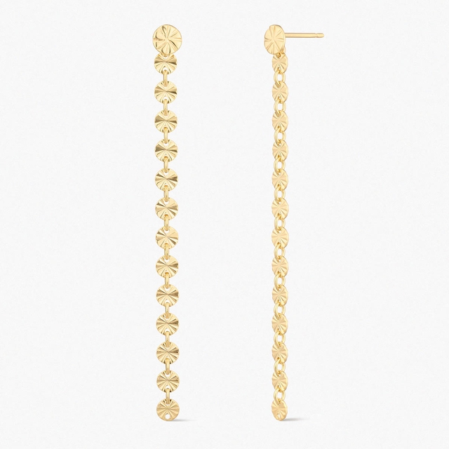 Kolczyki srebrne Follow