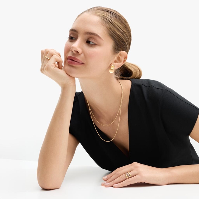 Kolczyki srebrne pozłacane