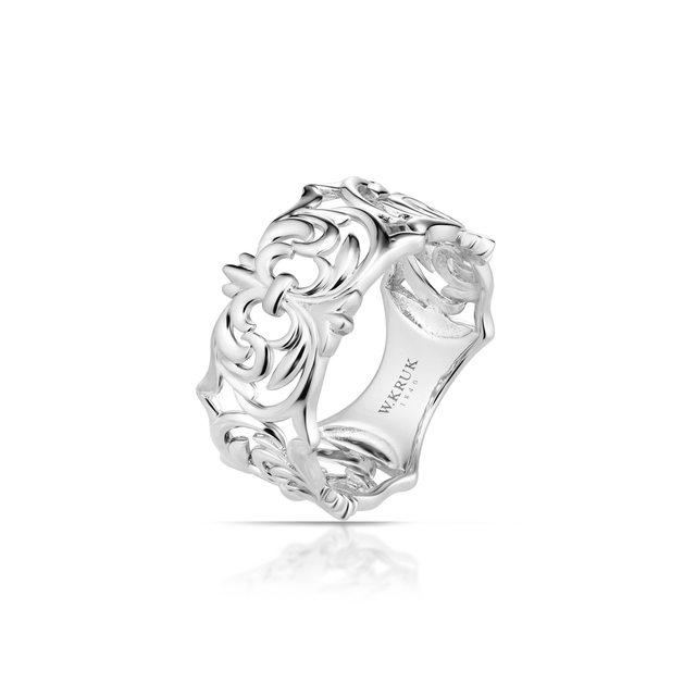 Pierścionek srebrny Baśniowa