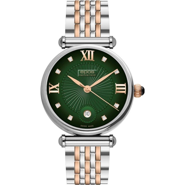 ZEGAREK EPOS QUARTZ LADY ROUND DIAMONDS