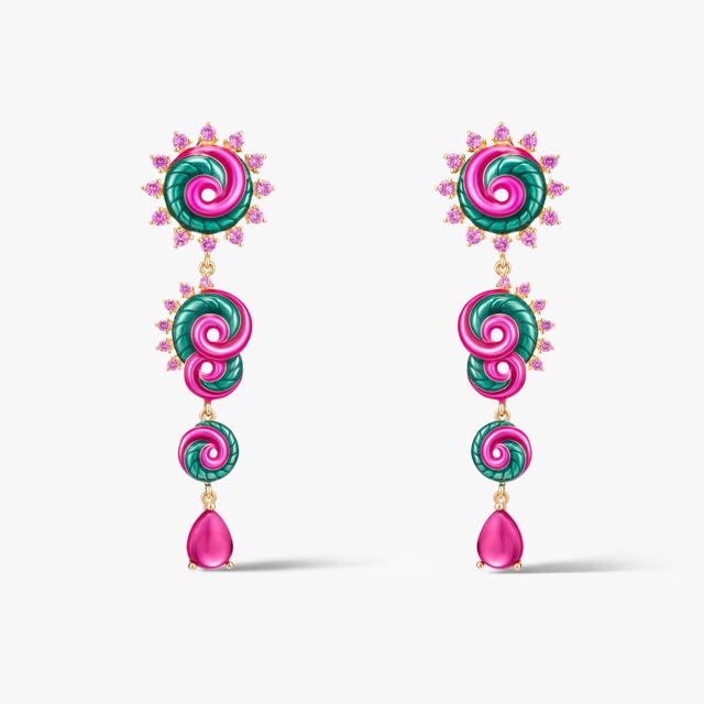 Kolczyki srebrne Imaginarium