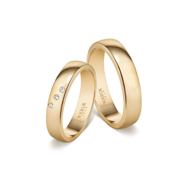 Obrączka złota ESPERA męska