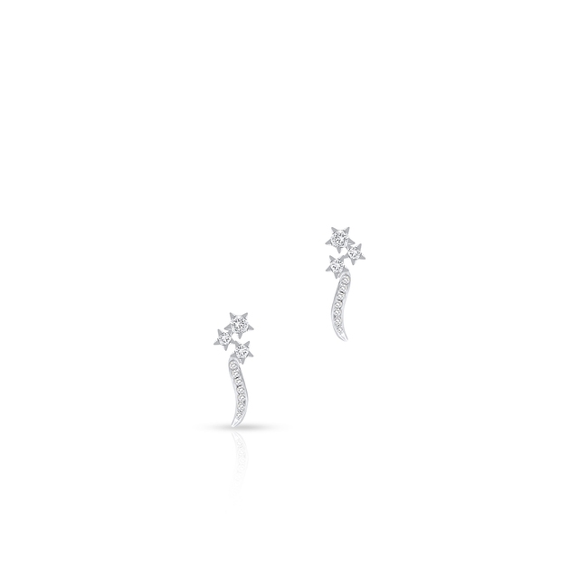 Kolczyki białe złoto z brylantami