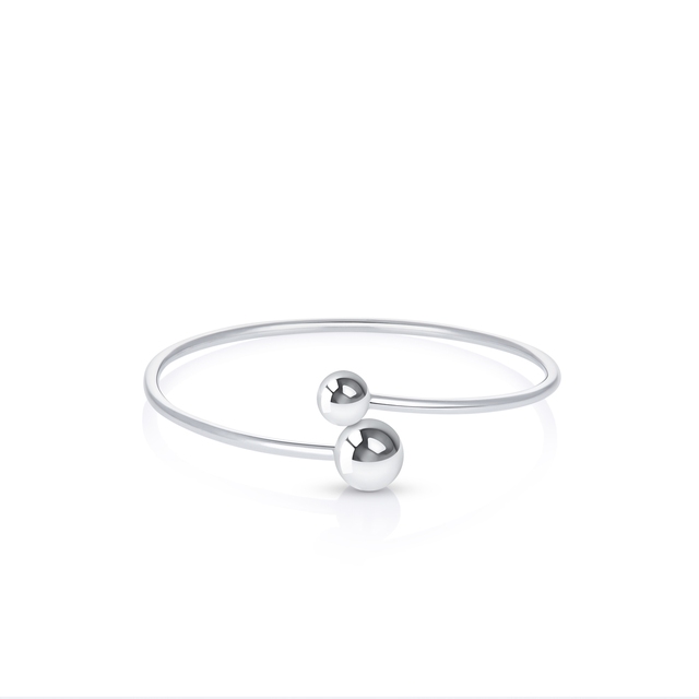 Bransoleta srebrna basic