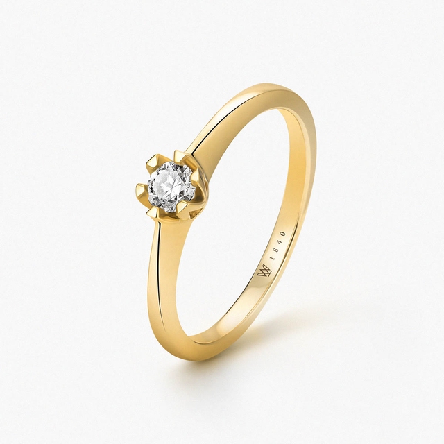 Pierścionek złoty Jedyny