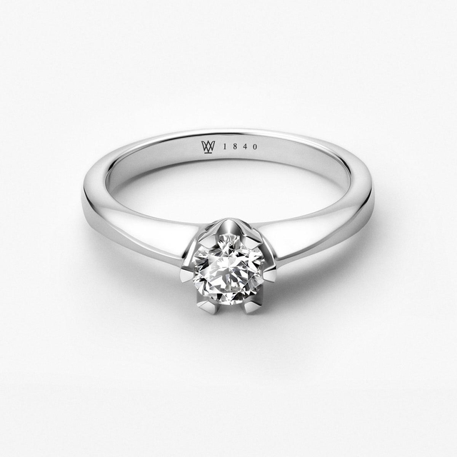 Pierścionek zaręczynowy złoty Jedyny