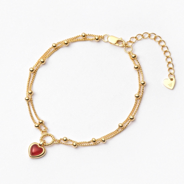 Bransoleta srebrna Czułość