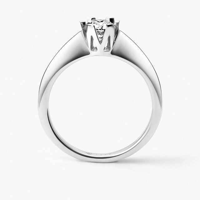 Pierścionek złoty zaręczynowy Jedyny