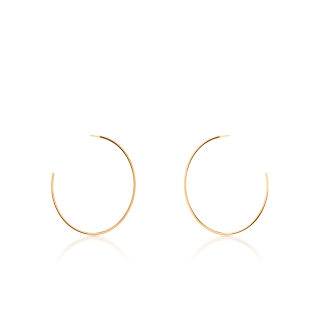 Kolczyki złote półkola