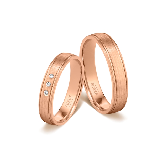 Obrączka złota z brylantami  ACRI