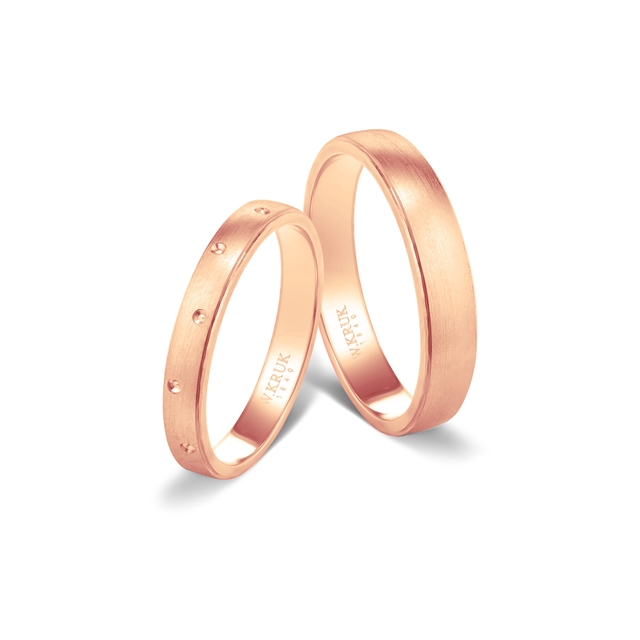 Obrączka złota GRASO