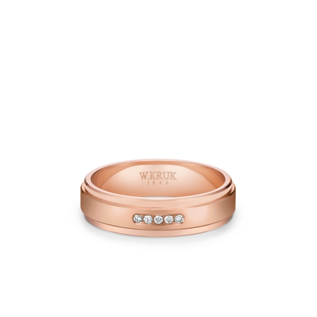 Obrączka złota TOTUS damska