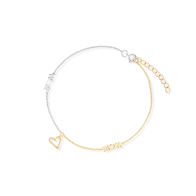 Bransoleta srebrna Wow Mom