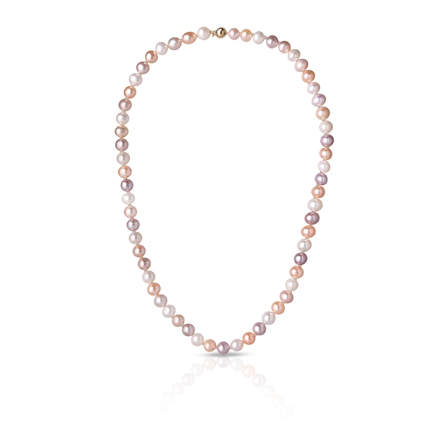 Naszyjnik złoty z perłami