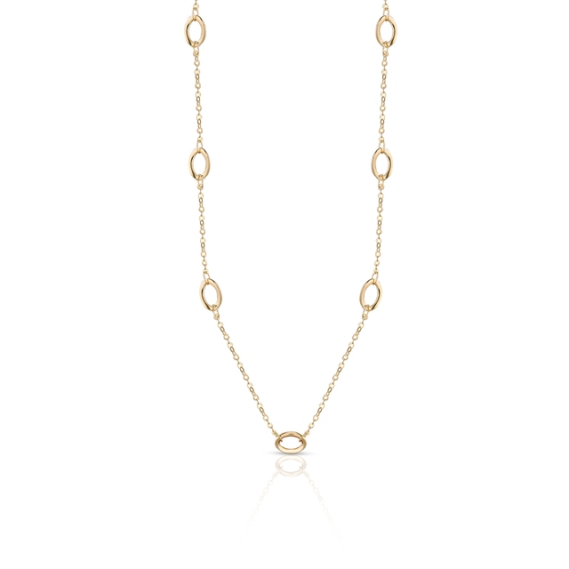 Naszyjnik złoty geometryczny W.KRUK