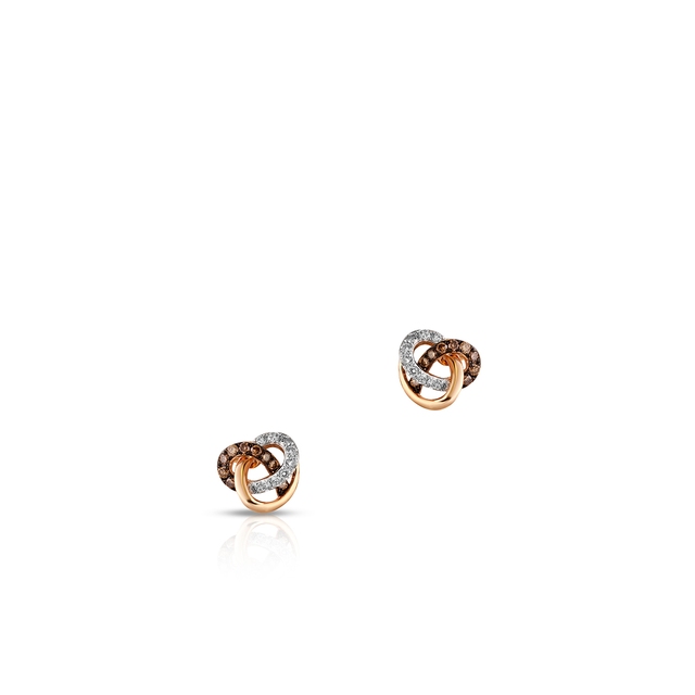 Kolczyki złote z brylantami