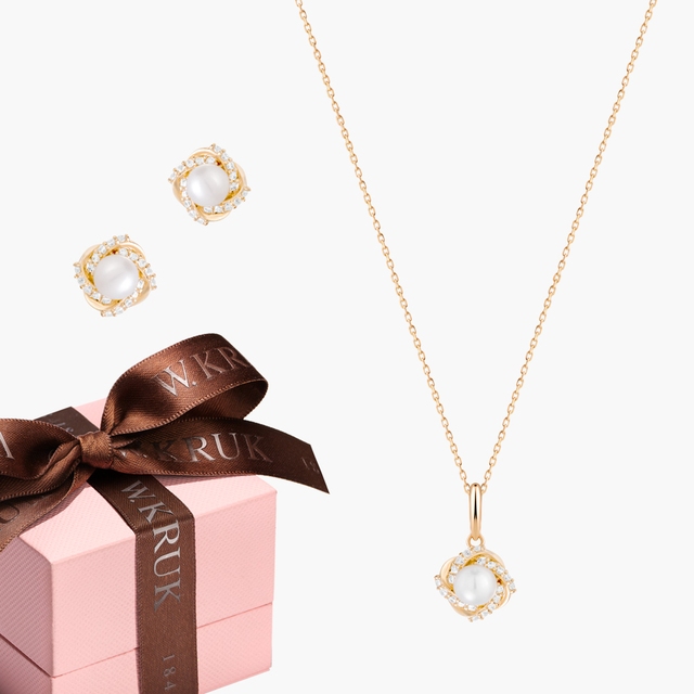 KOMPLET PERŁOWA ELEGANCJA