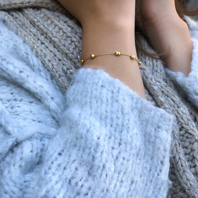 Bransoleta złota Nanis