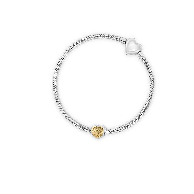 Zawieszka srebrna ażurowe serce Lovely Beads