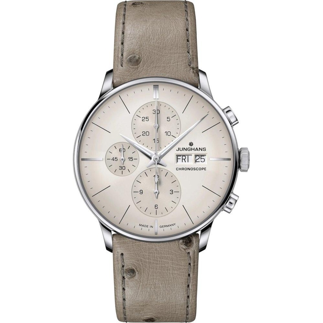ZEGAREK JUNGHANS MEISTER CHRONOSCOPE DATE ENGLISH