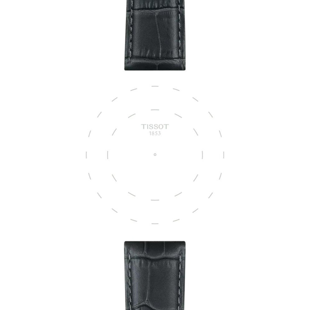 Skórzany szary pasek Tissot 21 mm