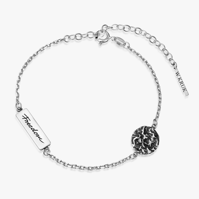 Bransoleta srebrna FREEDOM ELEMENTS