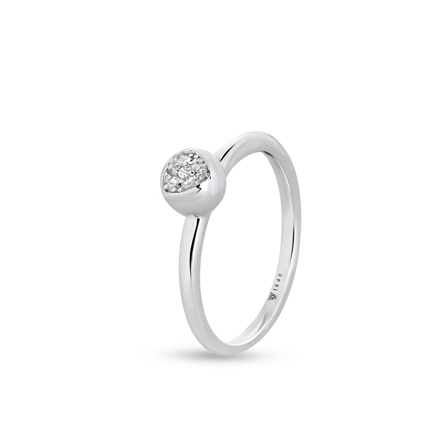 Pierścionek srebrny z cyrkoniami